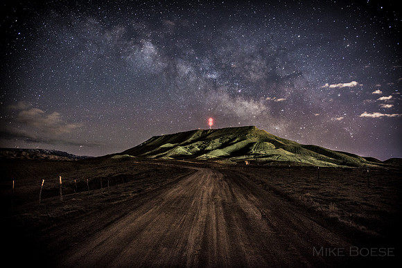Milky Way Over Flat Top Mountain near Montrose CO