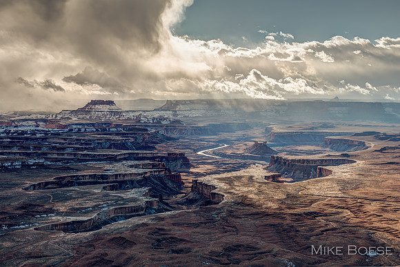 Winter Clouds and Green River Overlook