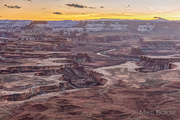 White River and Green River, Sunset
