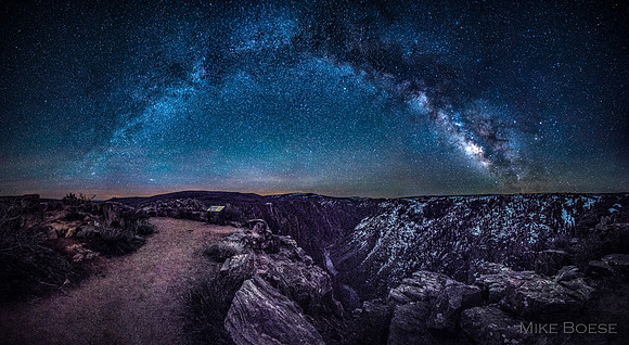 Milky Way Over Black Canyon National Park