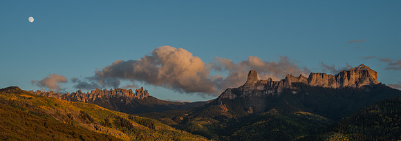 Courthouse and Chimney Peaks