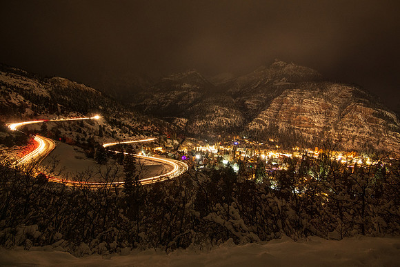 Winter Light, Ouray Colorado
