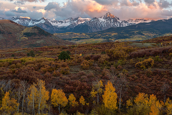 Mt Sneffels Fall Alpenglow