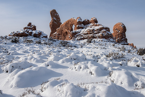Turret Arch in Winter