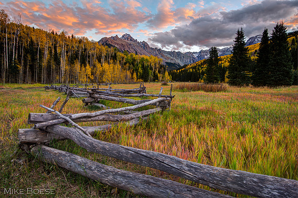 Mt Sneffels Pioneer Fence